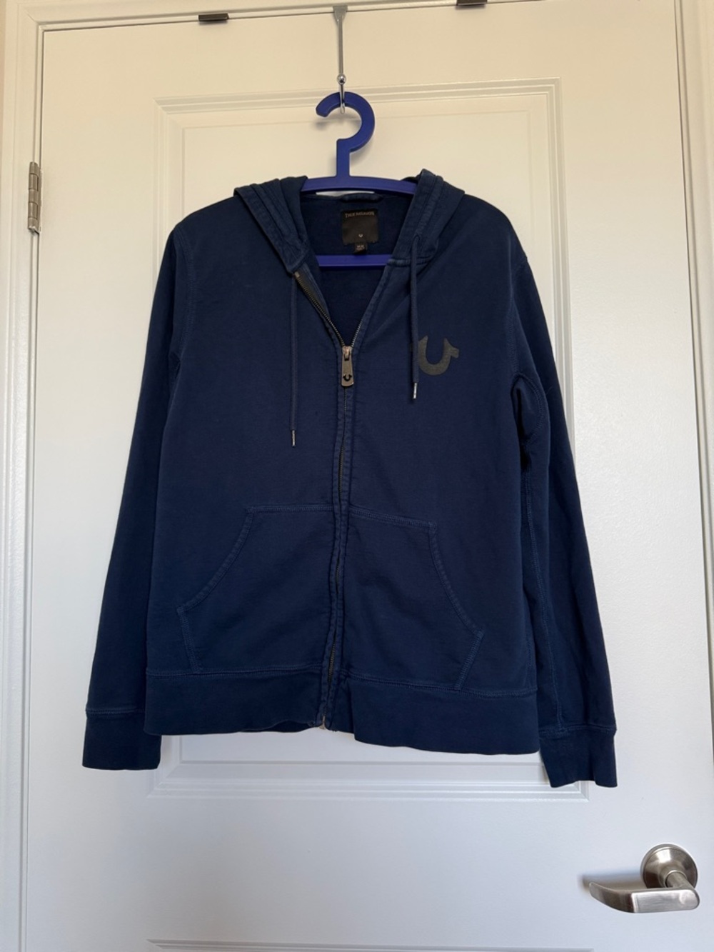 True Religion Dark Navy Zip Hoodie